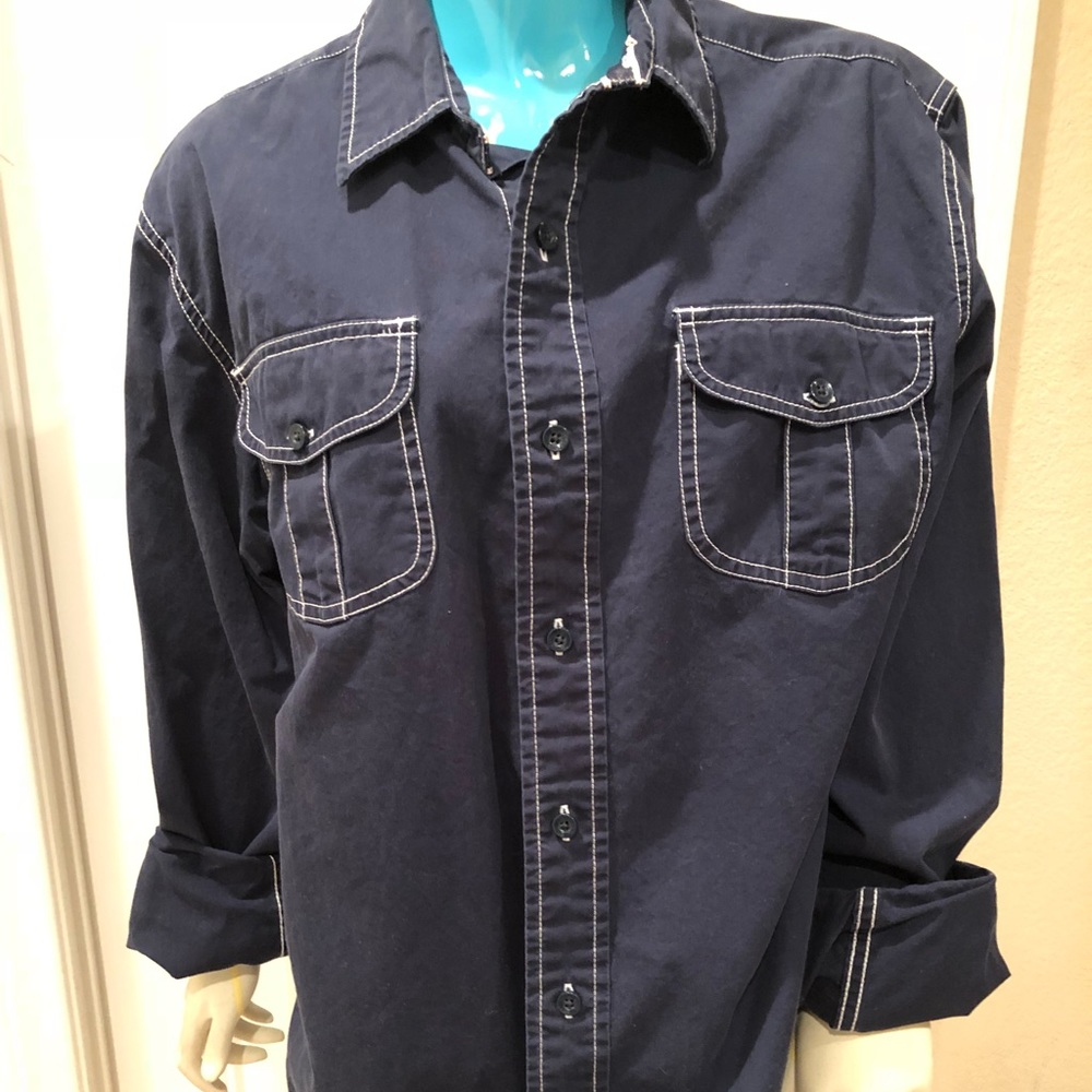 Classic Levi’s dark blue button up